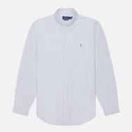 Мужская рубашка  Classic Oxford Custom Fit, цвет голубой, размер S Polo Ralph Lauren