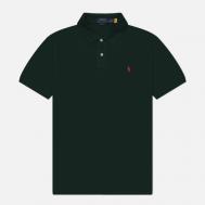 Мужское поло  The Iconic Basic Mesh Slim Fit, цвет зелёный, размер S Polo Ralph Lauren