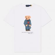 Мужская футболка  Polo Bear Classic Fit, цвет белый, размер S Polo Ralph Lauren