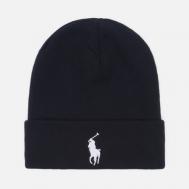 Шапка  Embroidered Logo, цвет чёрный Polo Ralph Lauren