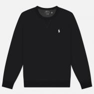 Мужская толстовка  Double-Knit Crew Neck, цвет чёрный, размер M Polo Ralph Lauren