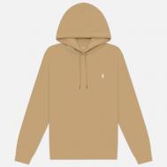Мужская толстовка  Double-Knit Hoodie, цвет бежевый, размер S Polo Ralph Lauren