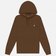 Мужская толстовка  Double-Knit Hoodie, цвет коричневый, размер M Polo Ralph Lauren