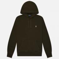 Мужская толстовка  Loopback Fleece Hoodie, цвет оливковый, размер L Polo Ralph Lauren