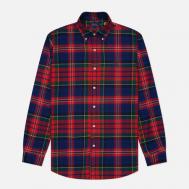 Мужская рубашка  Plaid Brushed Flannel Classic Fit, цвет красный, размер M Polo Ralph Lauren