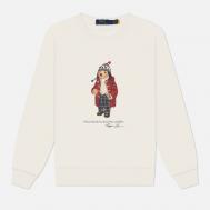 Мужская толстовка  Polo Bear Crew Neck, цвет белый, размер XXL Polo Ralph Lauren