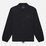 Мужская куртка ветровка  The Teak Coach, цвет чёрный, размер M Polo Ralph Lauren