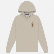 Мужская толстовка  Polo Bear Fleece Hoodie, цвет серый, размер XL Polo Ralph Lauren