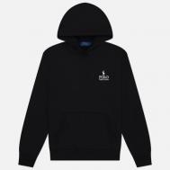 Мужская толстовка  Logo Graphic Fleece Hoodie, цвет чёрный, размер S Polo Ralph Lauren