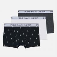 Комплект мужских трусов  Classic Boxer 3-Pack, цвет комбинированный, размер XL Polo Ralph Lauren