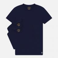 Комплект мужских футболок  Crew Neck 3-Pack, цвет синий, размер M Polo Ralph Lauren