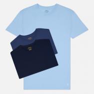 Комплект мужских футболок  Crew Neck 3-Pack, цвет комбинированный, размер L Polo Ralph Lauren