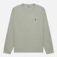 Мужской лонгслив  BCI Liquid Cotton Sleep Top Crew Neck, цвет серый, размер M Polo Ralph Lauren