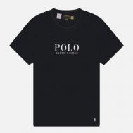 Мужская футболка  Logo Cotton Jersey Sleep, цвет чёрный, размер L Polo Ralph Lauren