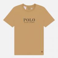 Мужская футболка  Logo Cotton Jersey Sleep, цвет коричневый, размер M Polo Ralph Lauren