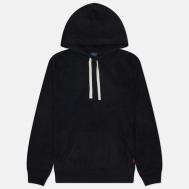 Мужская толстовка  Cotton Blend Velour Sleep Hoodie, цвет чёрный, размер L Polo Ralph Lauren
