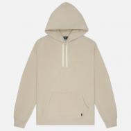 Мужская толстовка  Cotton Blend Velour Sleep Hoodie, цвет бежевый, размер M Polo Ralph Lauren