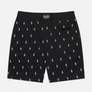 Мужские шорты  Slim Polo Pony Cotton Jersey Sleep, цвет чёрный, размер M Polo Ralph Lauren