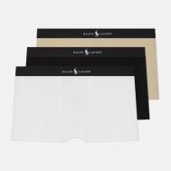 Комплект мужских трусов  Classic Modal Blend Trunk 3-Pack, цвет комбинированный, размер S Polo Ralph Lauren