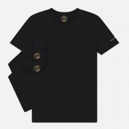 Комплект мужских футболок  Logo Sleeve Crew Neck 3-Pack, цвет чёрный, размер L Polo Ralph Lauren