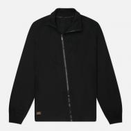 Мужская куртка ветровка  Asym Woven Track Top, цвет чёрный, размер XL MAHARISHI