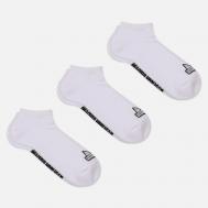 Комплект носков  Trainer 3-Pack, цвет белый, размер 40-46 EU Peaceful Hooligan