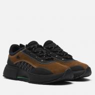 Мужские кроссовки  Laced Guard Suede, цвет коричневый, размер 42.5 EU Lacoste