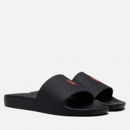 Мужские сланцы  Signature Pony Slide, цвет чёрный, размер 46 EU Polo Ralph Lauren