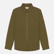 Мужская рубашка  Ovik Travel, цвет зелёный, размер L FJALLRAVEN