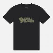 Мужская футболка   Logo, цвет чёрный, размер M FJALLRAVEN