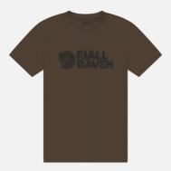 Мужская футболка   Logo, цвет оливковый, размер XL FJALLRAVEN