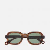 Солнцезащитные очки  Newman Post Modern Primitive Eye Protection, цвет коричневый, размер 49mm Brain Dead