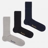 Комплект носков  3-Pack Active, цвет комбинированный, размер 40-46 EU Aquascutum