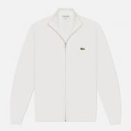 Мужской свитер  Stand-Up Collar Organic Cotton Zippered, цвет белый, размер XL Lacoste