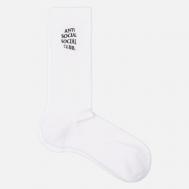 Носки  Embroidered, цвет белый Anti Social Social Club