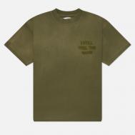 Мужская футболка  Missing, цвет зелёный, размер S Anti Social Social Club