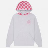 Мужская толстовка  Checkered Flag Hoodie, цвет серый, размер XXL Anti Social Social Club