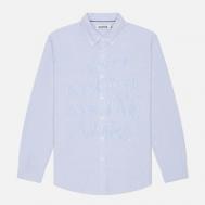 Мужская рубашка  Mind Games Oxford, цвет голубой, размер XS Anti Social Social Club