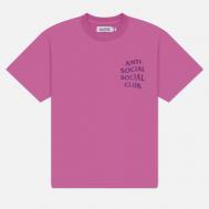 Мужская футболка  Mind Games Glitter, цвет розовый, размер M Anti Social Social Club