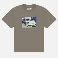 Мужская футболка  Totaled, цвет оливковый, размер XXL Anti Social Social Club