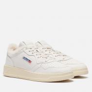 Мужские кроссовки  Medalist Low Shearling, цвет белый, размер 43 EU AUTRY