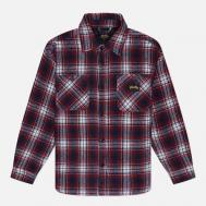Мужская рубашка  Quilted Plaid Overshirt, цвет красный, размер M STAN RAY®