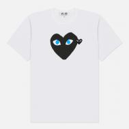 Мужская футболка  Black Emblem Blue Eyes, цвет белый, размер M Comme des Garcons PLAY