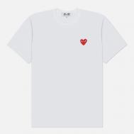 Мужская футболка  Red Emblem, цвет белый, размер M Comme des Garcons PLAY