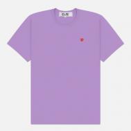 Мужская футболка  Small Red Emblem, цвет фиолетовый, размер XXL Comme des Garcons PLAY