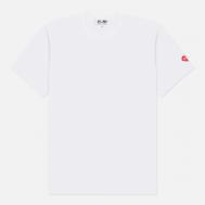 Мужская футболка  x Invader Emblem Sleeve, цвет белый, размер S Comme des Garcons PLAY