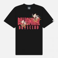 Мужская футболка  Duck Embroidered Straight Logo Slub, цвет чёрный, размер XL Billionaire Boys Club