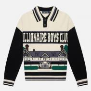 Мужской свитер  Country Club Wool Knitted Collared, цвет бежевый, размер M Billionaire Boys Club