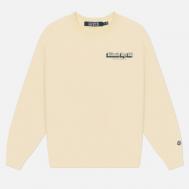 Мужская толстовка  Souvenir Heavy Oversized Crewneck, цвет бежевый, размер S Billionaire Boys Club