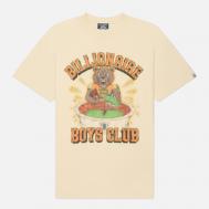 Мужская футболка  Rhinestone Mascot, цвет бежевый, размер M Billionaire Boys Club